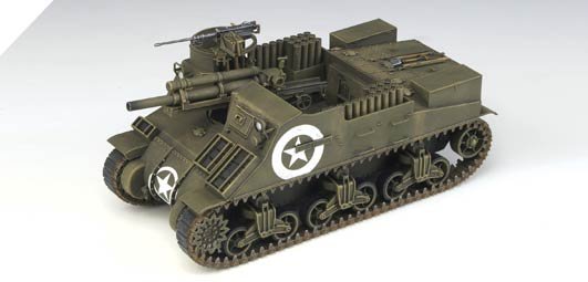 1:35 Academy 13210 U.S. Howitzer Motor Carriage M7 Priest WWII - Amerikaans Militair Voertuig - Aca13210 8 - ACA13210