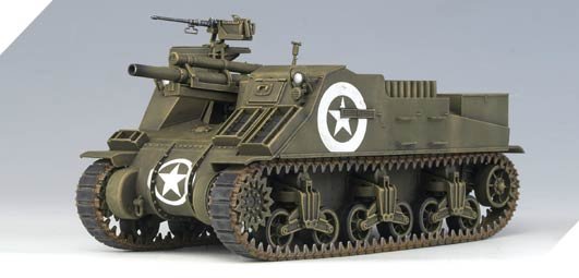 1:35 Academy 13210 U.S. Howitzer Motor Carriage M7 Priest WWII - Amerikaans Militair Voertuig - Aca13210 9 - ACA13210