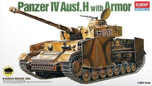 1:35 Academy 13233 Panzer IV Ausf. H met Pantser WWII - Duitse Tank - Aca13233 1 - ACA13233