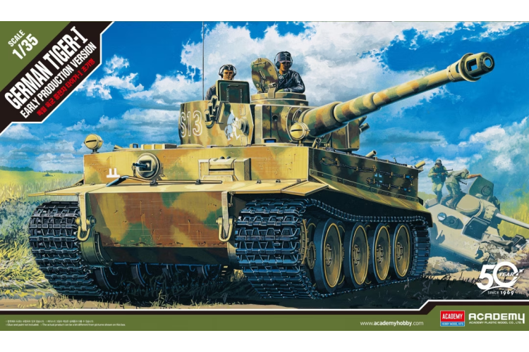 1:35 Academy 13239 German Tiger-I Tank - Early Production Version - Aca13239 1 - ACA13239