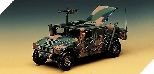 1:35 Academy 13241 Humvee M1025 Armoured Carrier &ndash; American Vehicle - Aca13241 2 - ACA13241