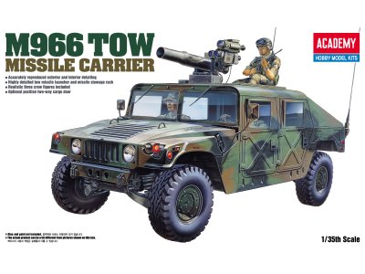 1:35 Academy 13250 Humvee M966 TOW Missile Carrier - Amerikaans Voertuig - Aca13250 1 - ACA13250