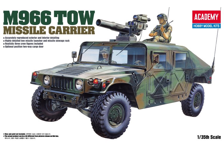 1:35 Academy 13250 Humvee M966 TOW Missile Carrier - Amerikaans Voertuig - Aca13250 1 - ACA13250