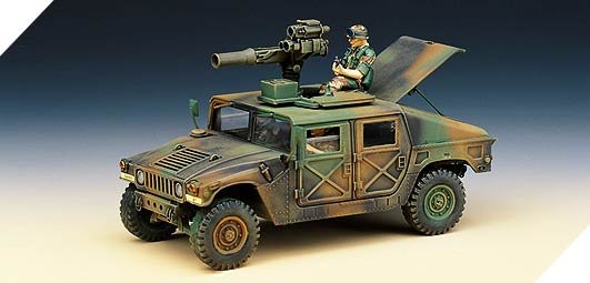 1:35 Academy 13250 Humvee M966 TOW Missile Carrier - Amerikaans Voertuig - Aca13250 2 - ACA13250