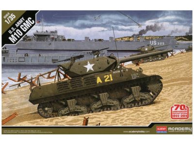 1:35 Academy 13288 US Army M10 GMC WWII - 70th anniversary Normandy invasion 1944 - Amerikaanse Tankjager - Aca13288 1 - ACA13288