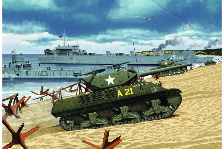 1:35 Academy 13288 U.S. Army M10 GMC WWII &ndash; 70th Anniversary Normandy 1944 &ndash; American Tank Destroyer - Aca13288 2 - ACA13288