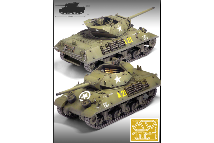 1:35 Academy 13288 U.S. Army M10 GMC WWII &ndash; 70th Anniversary Normandy 1944 &ndash; American Tank Destroyer - Aca13288 5 - ACA13288