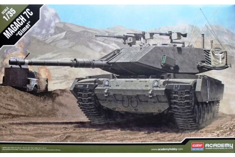 1:35 Academy 13297 IDF Magach 7C - Gimel - M60 Tank - Aca13297 1 - ACA13297