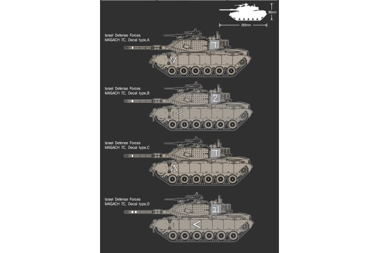1:35 Academy 13297 IDF Magach 7C - Gimel - M60 Tank - Aca13297 6 - ACA13297