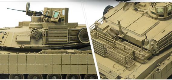 1:35 Academy 13298 US Army M1A2 TUSK II Abrams - Amerikaanse Tank - Aca13298 5 - ACA13298