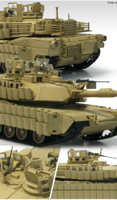 1:35 Academy 13298 US Army M1A2 TUSK II Abrams - Amerikaanse Tank - Aca13298 6 - ACA13298