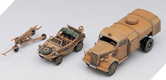 1:72 Academy 13401 German Fuel Truck & Schwimmwagen WWII &ndash; German Military Vehicles - Aca13401 12 - ACA13401