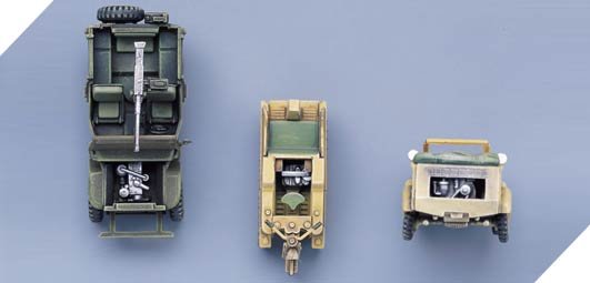 1:72 Academy 13416 Light Vehicles Allied & Axis WWII - Sd.Kfz.2 - Jeep Willy - Militaire Voertuigen - Aca13416 4 - ACA13416