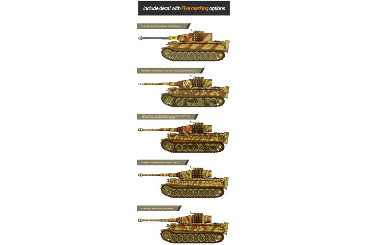 1:72 Academy 13431 Panzerkampfwagen VI Tiger I Ausf. E - Laat - Tank - Aca13431 4 - ACA13431