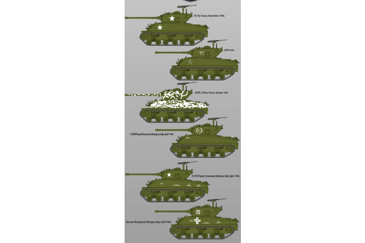 1:35 Academy 13500 M4A3(76)W Sherman WWII - Battle of the Bulge - Amerikaanse Tank - Aca13500 6 - ACA13500