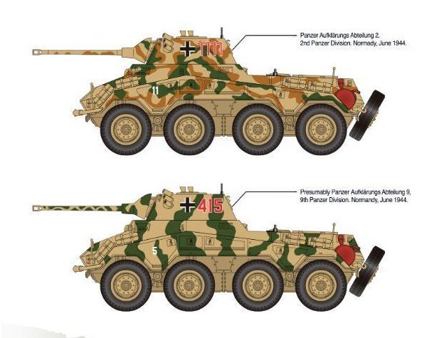 1:35 Academy 13514 Sd.Kfz. 234/2 Puma WWII - Duits Pantservoertuig - Aca13514 3 - ACA13514