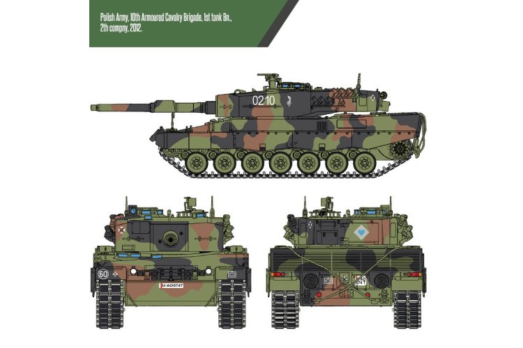 1:35 Academy 13536 Leopard 2A4 MBT - Duitse Tank - Aca13536 7 - ACA13536