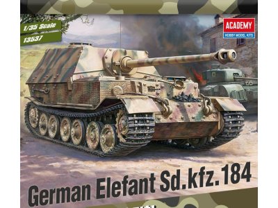 1:35 Academy 13537 Sd.Kfz. 184 Elefant WWII - Duitse Tankjager - Aca13537 1 - ACA13537
