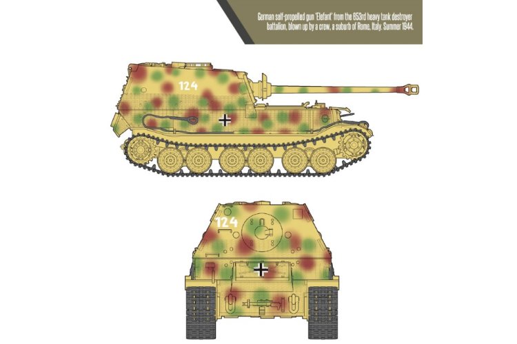 1:35 Academy 13537 Sd.Kfz. 184 Elefant WWII - Duitse Tankjager - Aca13537 3 - ACA13537