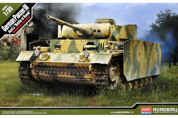 1:35 Academy 13545 German Panzer III Ausf L - Battle of Kursk - Aca13545 1 - ACA13545