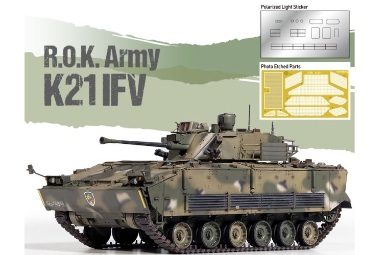 1:35 Academy 13566 K-21 IFV - Zuid-Koreaans Pantservoertuig - Aca13566 4 - ACA13566