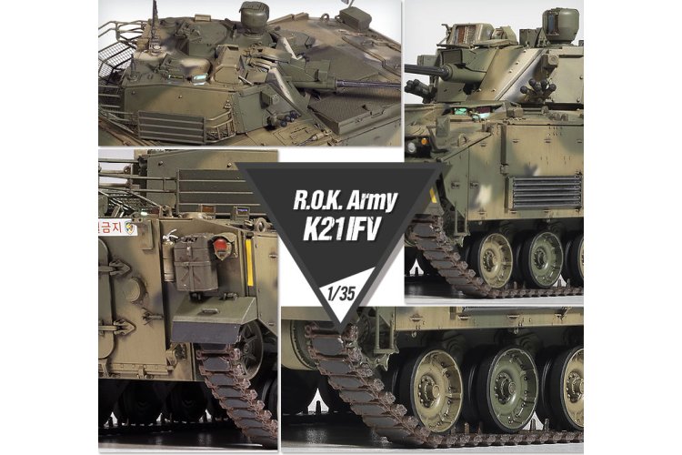 1:35 Academy 13566 K-21 IFV - Zuid-Koreaans Pantservoertuig - Aca13566 5 - ACA13566