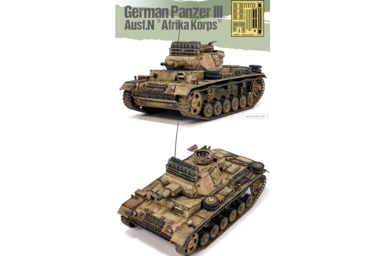 1:35 Academy 13567 Panzer III Ausf. N Afrika Korps WWII - Duitse Tank - Aca13567 3 - ACA13567
