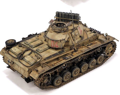 1:35 Academy 13567 Panzer III Ausf. N Afrika Korps WWII - Duitse Tank - Aca13567 5 - ACA13567