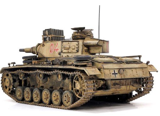 1:35 Academy 13567 Panzer III Ausf. N Afrika Korps WWII - Duitse Tank - Aca13567 7 - ACA13567