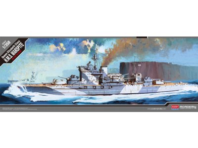 1:350 Academy 14105 HMS Warspite - Queen Elizabeth-Class WWII &ndash; British Battleship - Aca14105 1 - ACA14105