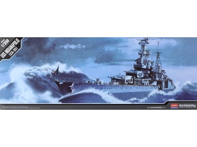 1:350 Academy 14107 USS Indianapolis CA-35 - Portland-klasse - Amerikaanse Zware Kruiser - Aca14107 1 - ACA14107