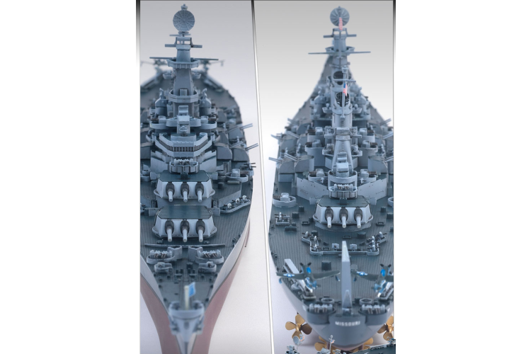 1:700 Academy 14222 USS Missouri BB-63 - MCP Multi Color Parts - Slagschip Iowa-klasse - Oorlogsschip - Aca14222 2 - ACA14222