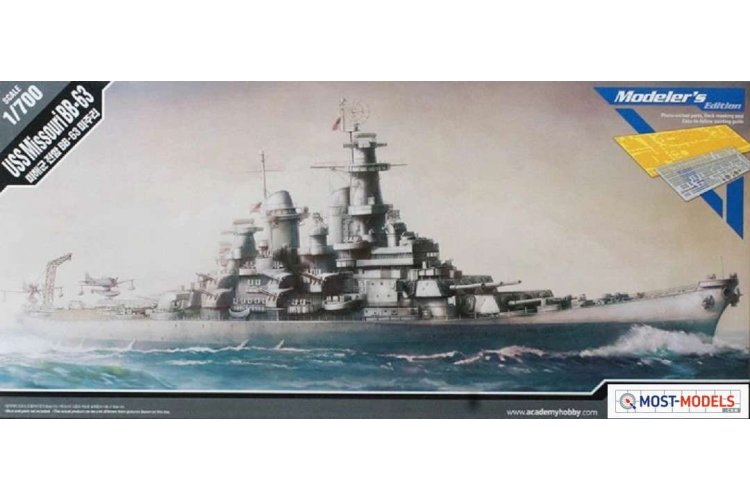 1:700 Academy 14223 USS Missouri BB-63 Modeler's Edition - Aca14223 1 - ACA14223