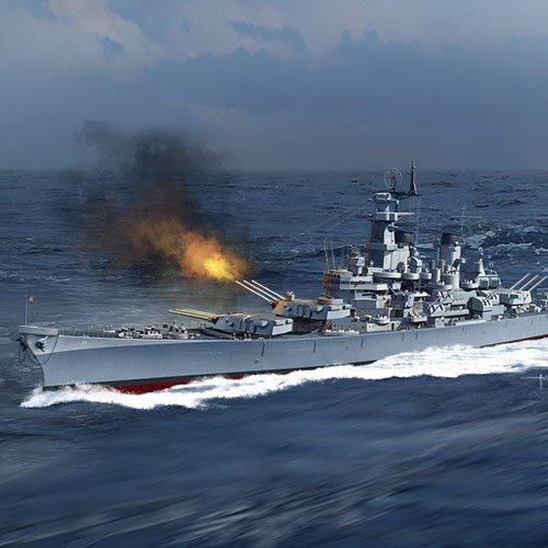 1:400 Academy 14401 USS Missouri BB-63 - Iowa-klasse WWII - Amerikaans Slagschip - Aca14401 2 - ACA14401