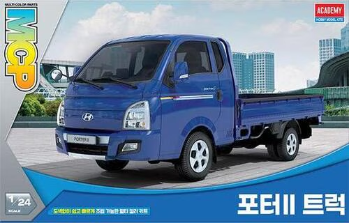 1:24 Academy 15144 Hyundai Porter II Cargo Truck - Aca15144 - ACA15144
