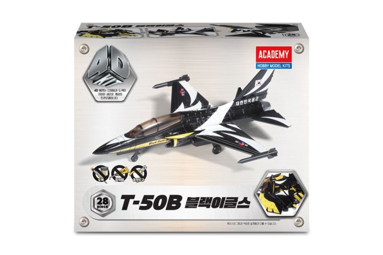 Academy 15400 KAI T-50 Black Eagles - Zuid-Koreaans Straaljager - Snap Fit Kit - Aca15400 1 - ACA15400
