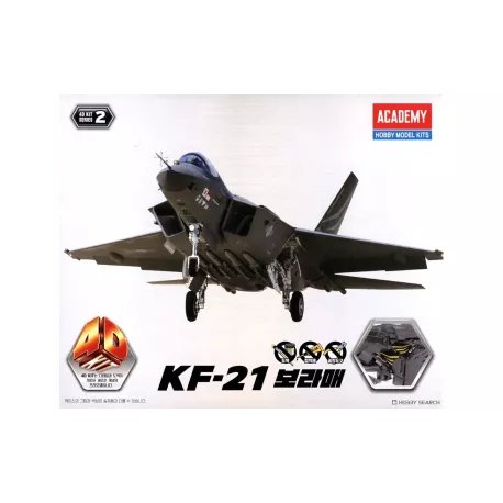 Academy 15401 KAI KF-21 Boramae - Zuid-Koreaans Straaljager - Snap Fit Kit - Aca15401 1 - ACA15401