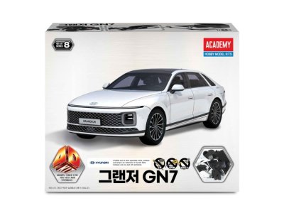 Academy 15407 Hyundai Grandeur GN7 - Zuid-Koreaanse Auto - Snap Fit Kit - Aca15407 1 - ACA15407