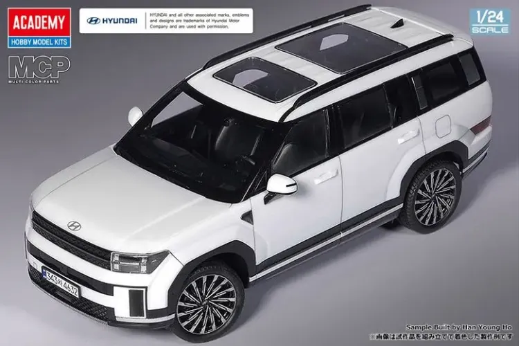 1:24 Academy 15624 Hyundai Santa Fe MX5 &ndash; South Korean Car - Aca15624 4 - ACA15624