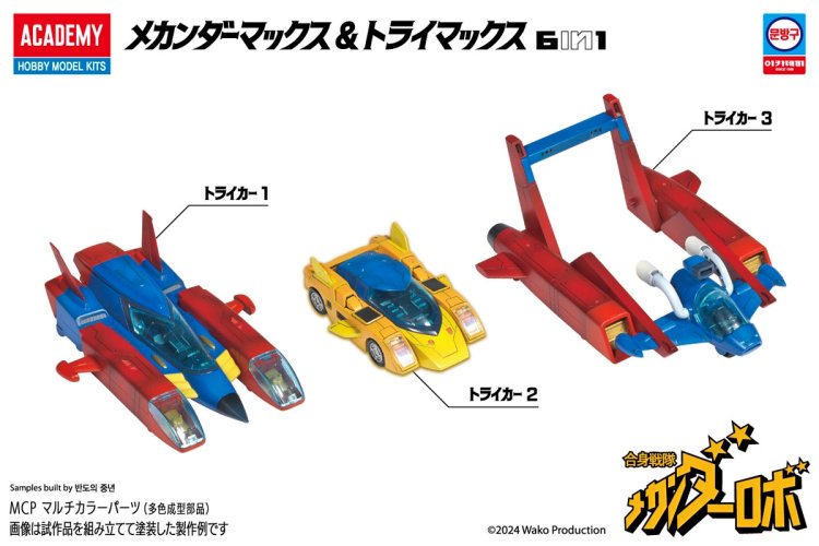 Academy 15822 Mechander Robo Mechander Max & Tri Max 6-in-1 &ndash; Mecha Figure - Aca15822 3 - ACA15822
