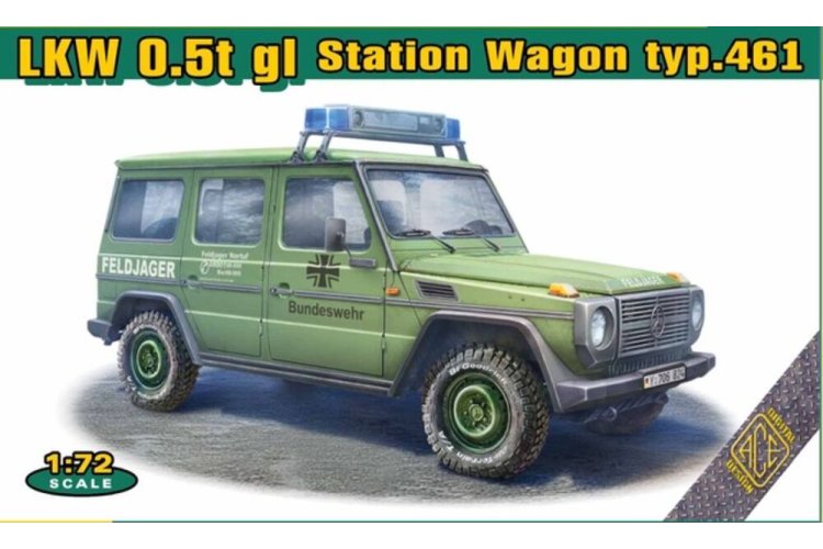 1:72 ACE 72471 Mercedes-Benz G-Class W461 LKW 0.5t gl Wolf - German Military Off-Road Vehicle - Ace72471 1 - ACE72471