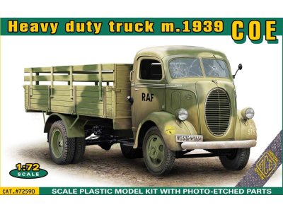 1:72 ACE 72590 Ford COE Heavy Duty Truck m.1939 - Amerikaanse Vrachtwagen - Ace72590 1 - ACE72590