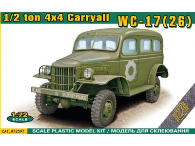 1:72 ACE 72597 Dodge WC-17/26 Carryall - 0,5 Ton 4x4 - WWII Amerikaanse Militaire Truck - Ace72597 1 - ACE72597
