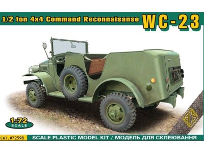 1:72 ACE 72598 Dodge WC-23 0,5-ton 4x4 - Command Reconnaissance WWII - Amerikaans Verkenningsvoertuig - Ace72598 1 - ACE72598