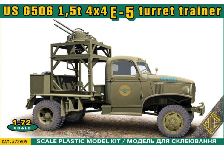 1:72 ACE 72605 US G506 1.5t 4x4 E-5 Turret Trainer WWII &ndash; American Military Vehicle - Ace72605 1 - ACE72605