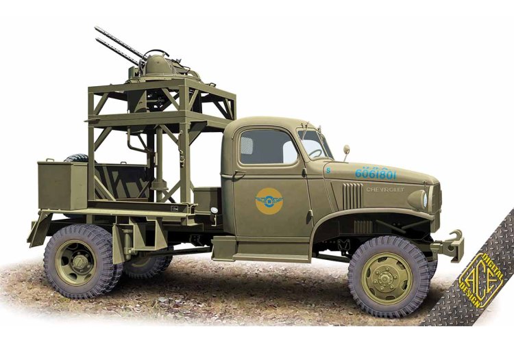 1:72 ACE 72605 US G506 1.5t 4x4 E-5 Turret Trainer WWII &ndash; American Military Vehicle - Ace72605 2 - ACE72605
