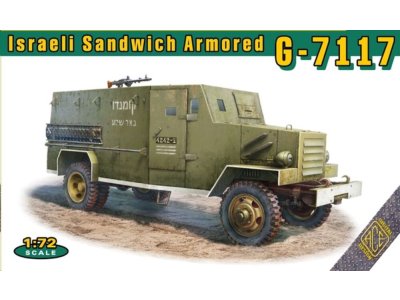1:72 ACE 72609 Chevrolet G-7117 Sandwich Armoured 1948 - Isra&euml;lische Gepantserde Vrachtwagen - Ace72609 1 - ACE72609