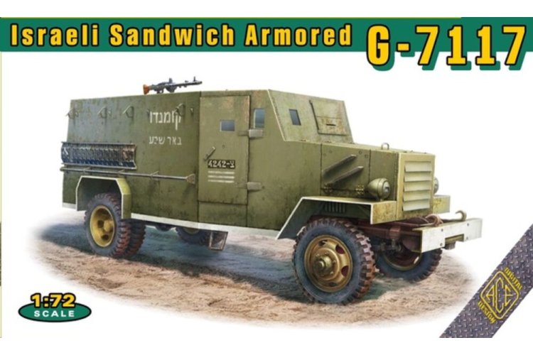 1:72 ACE 72609 Chevrolet G-7117 Sandwich Armoured 1948 - Isra&euml;lische Gepantserde Vrachtwagen - Ace72609 1 - ACE72609