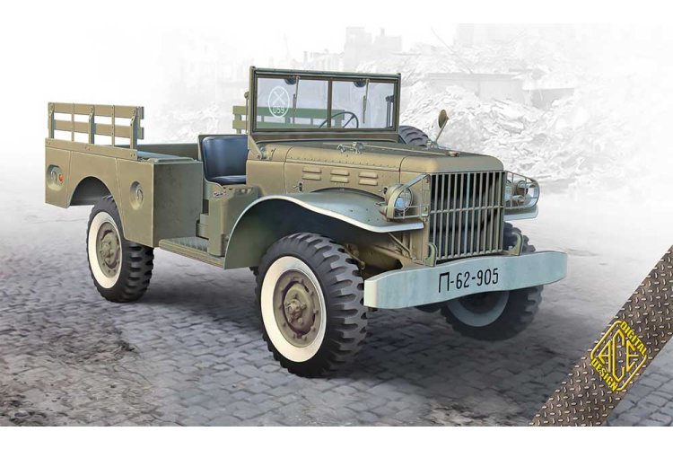 1:72 ACE 72612 US 3/4 Ton Weapons Carrier WC-51 Beep - Amerikaanse Militaire Vrachtwagen - Ace72612 2 - ACE72612