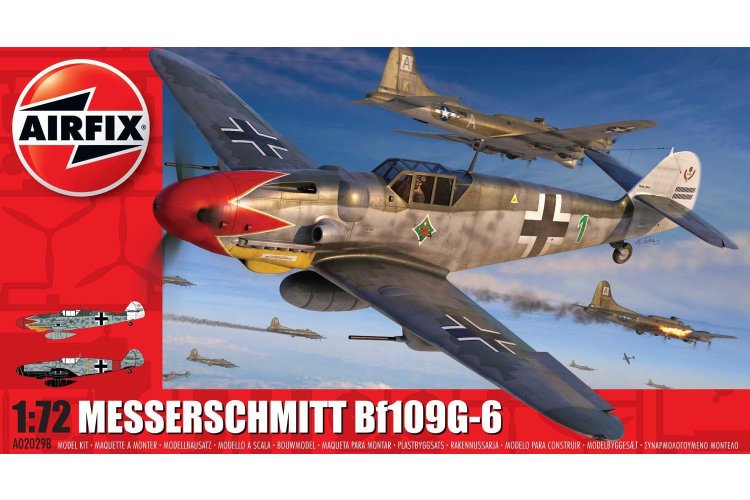 1:72 Airfix 02029B Messerschmitt Bf109G-6 Plane - Af02029b 1 - AF02029B